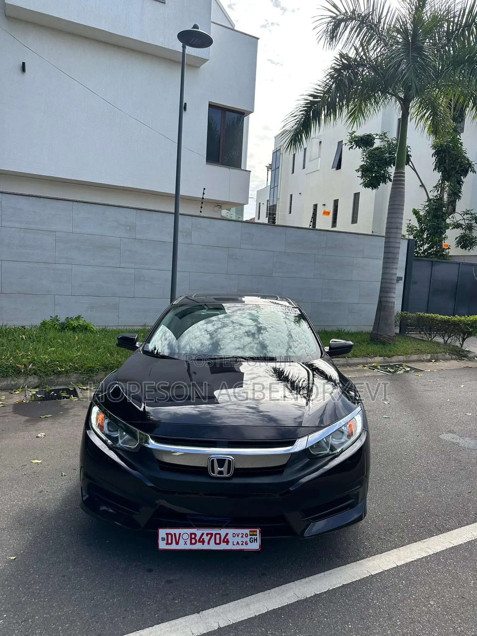 Honda Civic EX Sedan 2018 Black