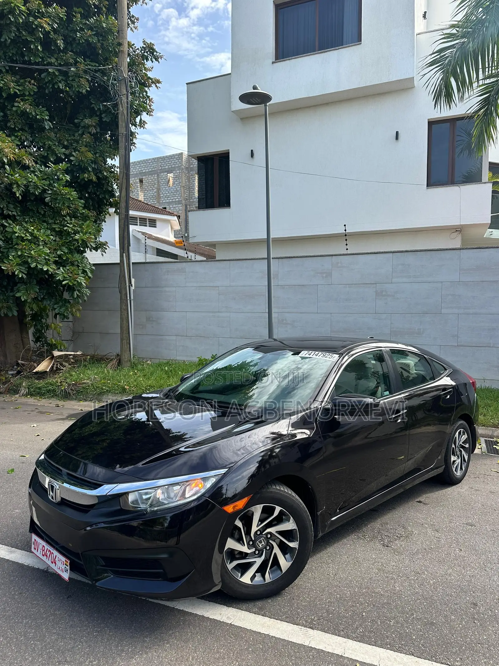 Honda Civic EX Sedan 2018 Black