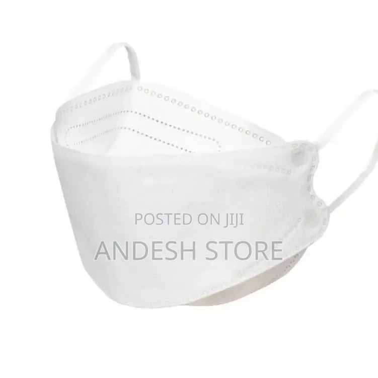 Kf94 4d 4ply Nose Mask 20pcs White , Black Colour Wholesale