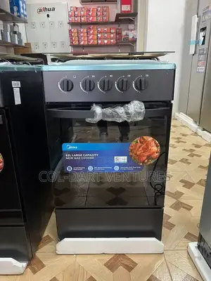 Mdea Gas Cooker 60 by 55 Stainlee