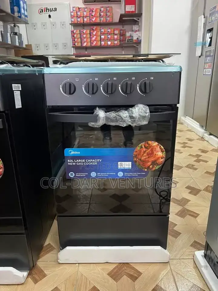 Mdea Gas Cooker 60 by 55 Stainlee