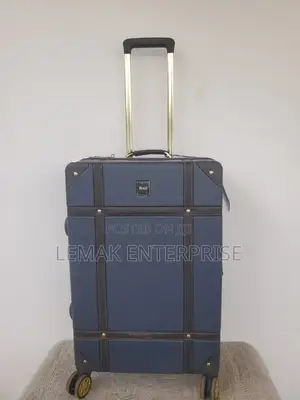 Rock Luggage Vintage Hard Shell Traveling Suitcase