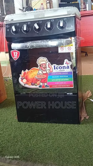 Icona Deluxe 4 Burner Cooker With Oven and Grill