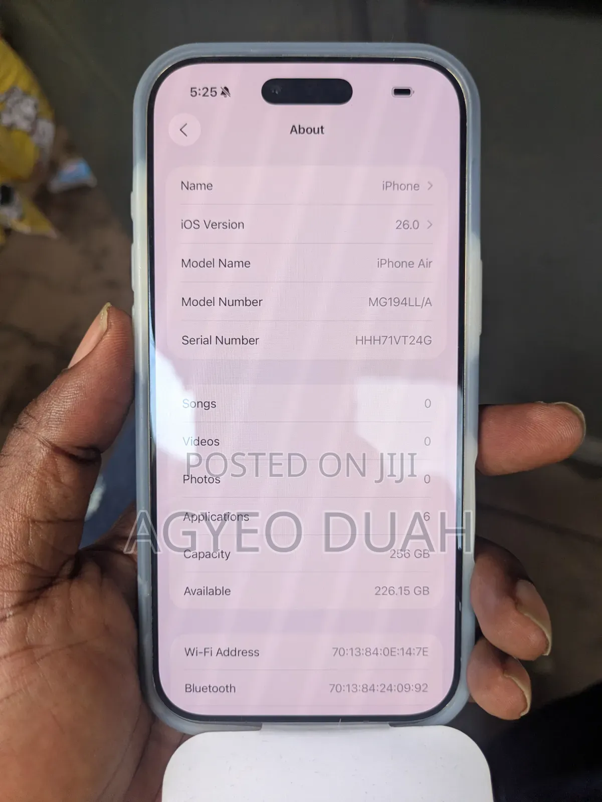 New Apple iPhone Air 256 GB White