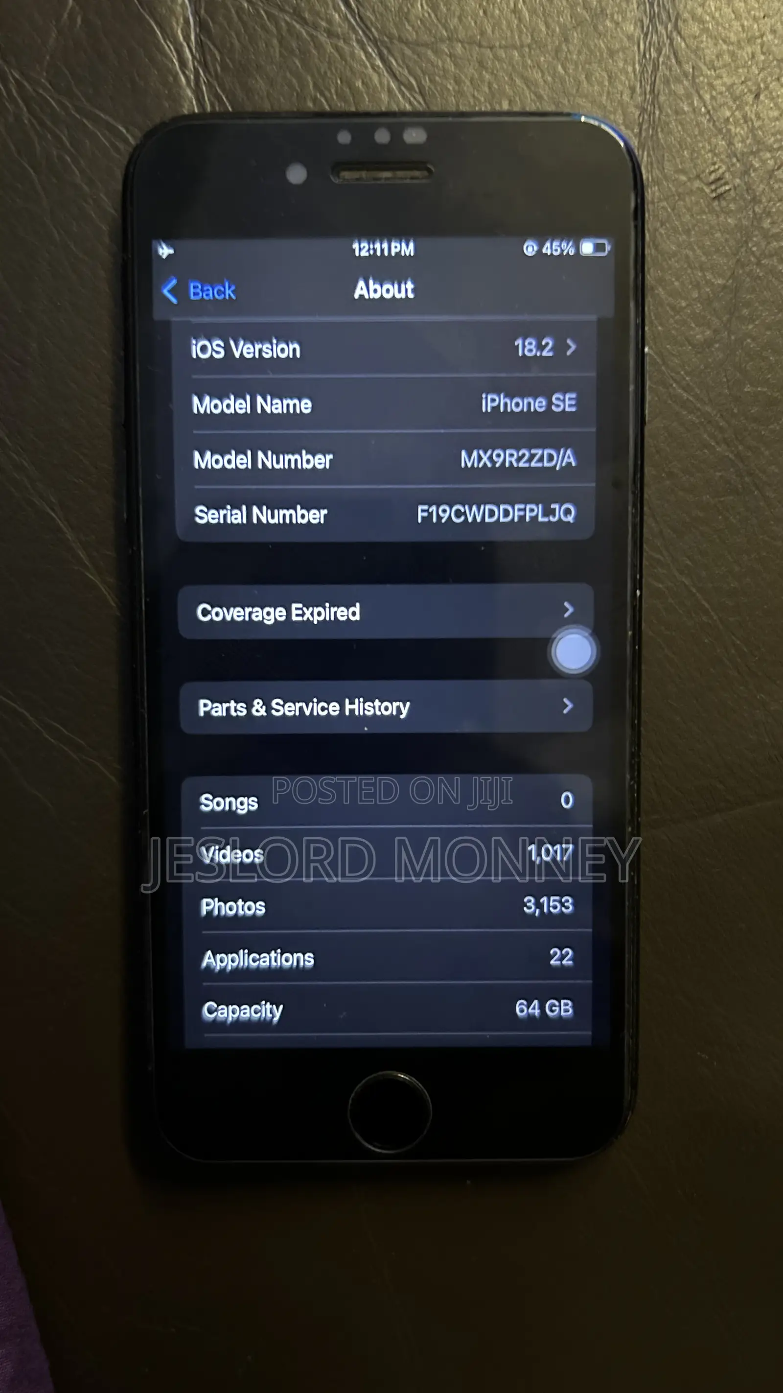 Apple iPhone SE 64 GB Black