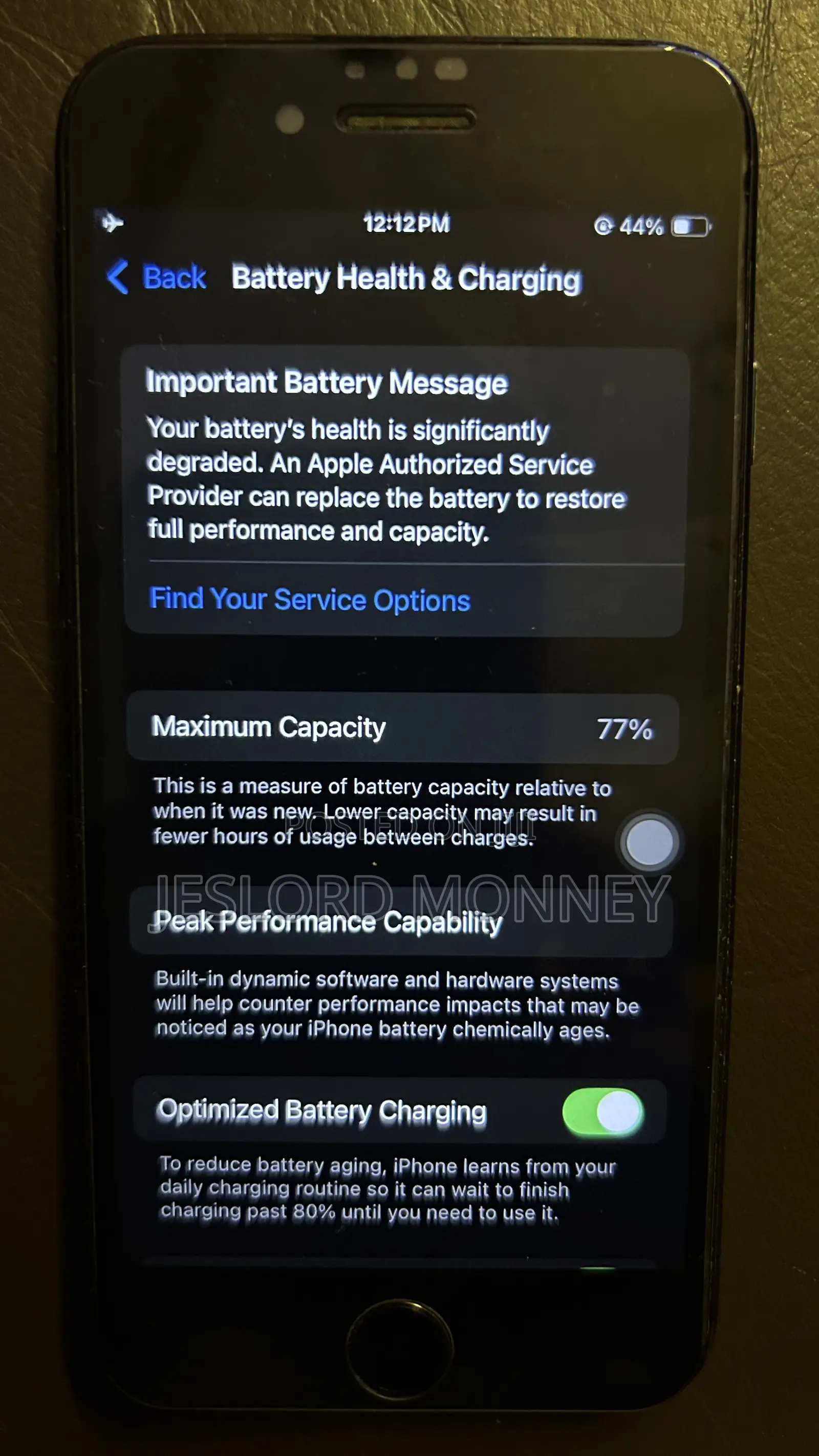 Apple iPhone SE 64 GB Black