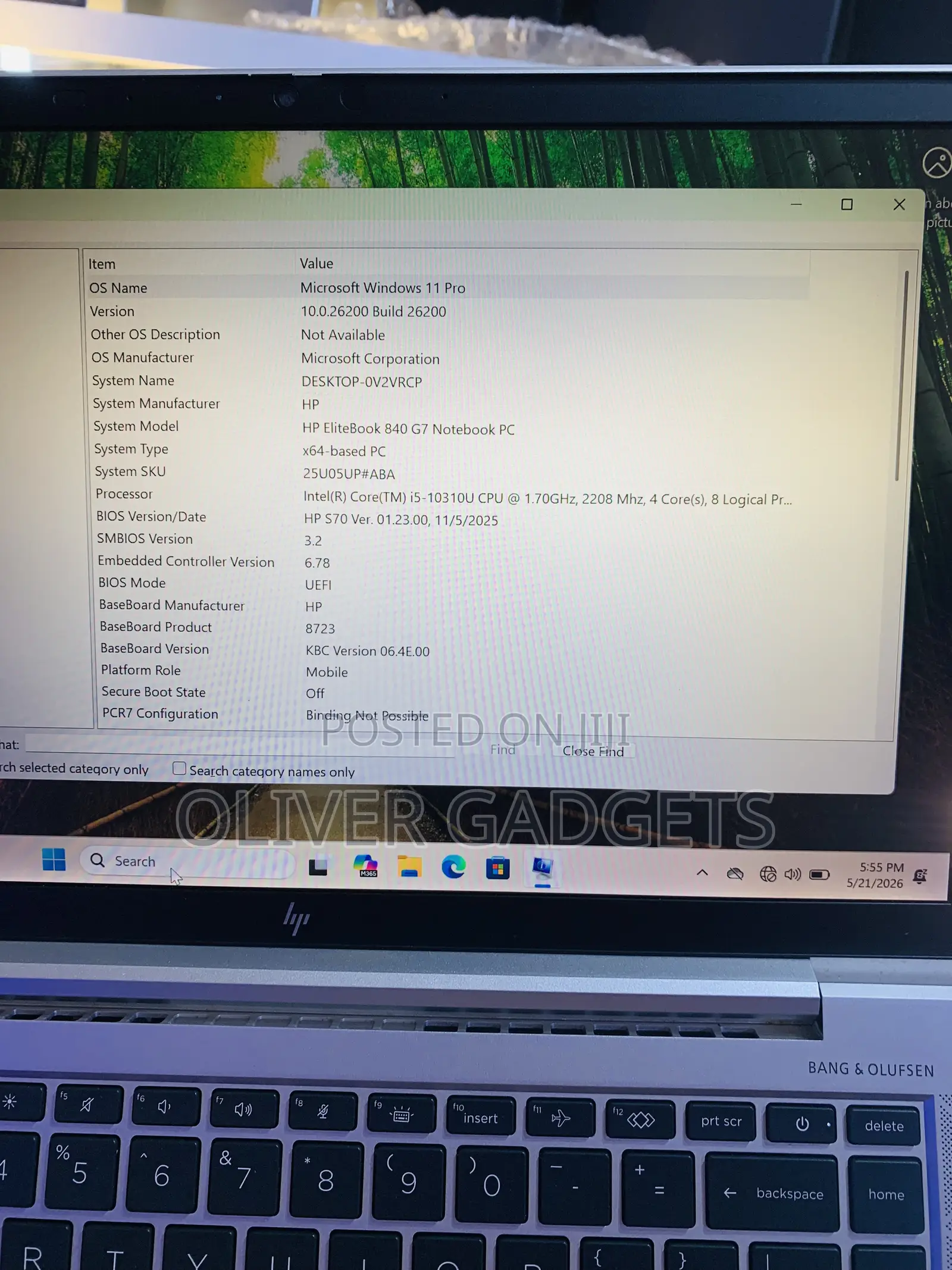 Laptop HP EliteBook 840 G7 16GB Intel Core i5 SSD 512GB