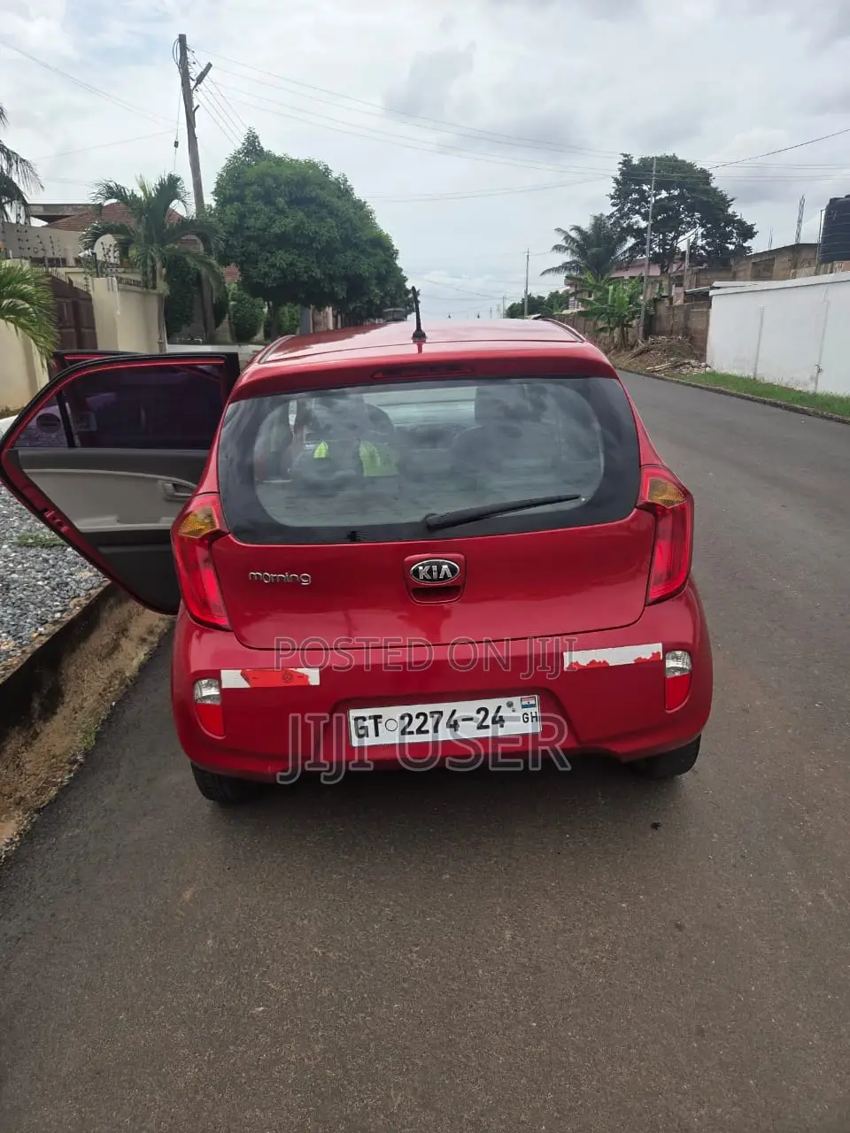 Kia Morning 2013 Red