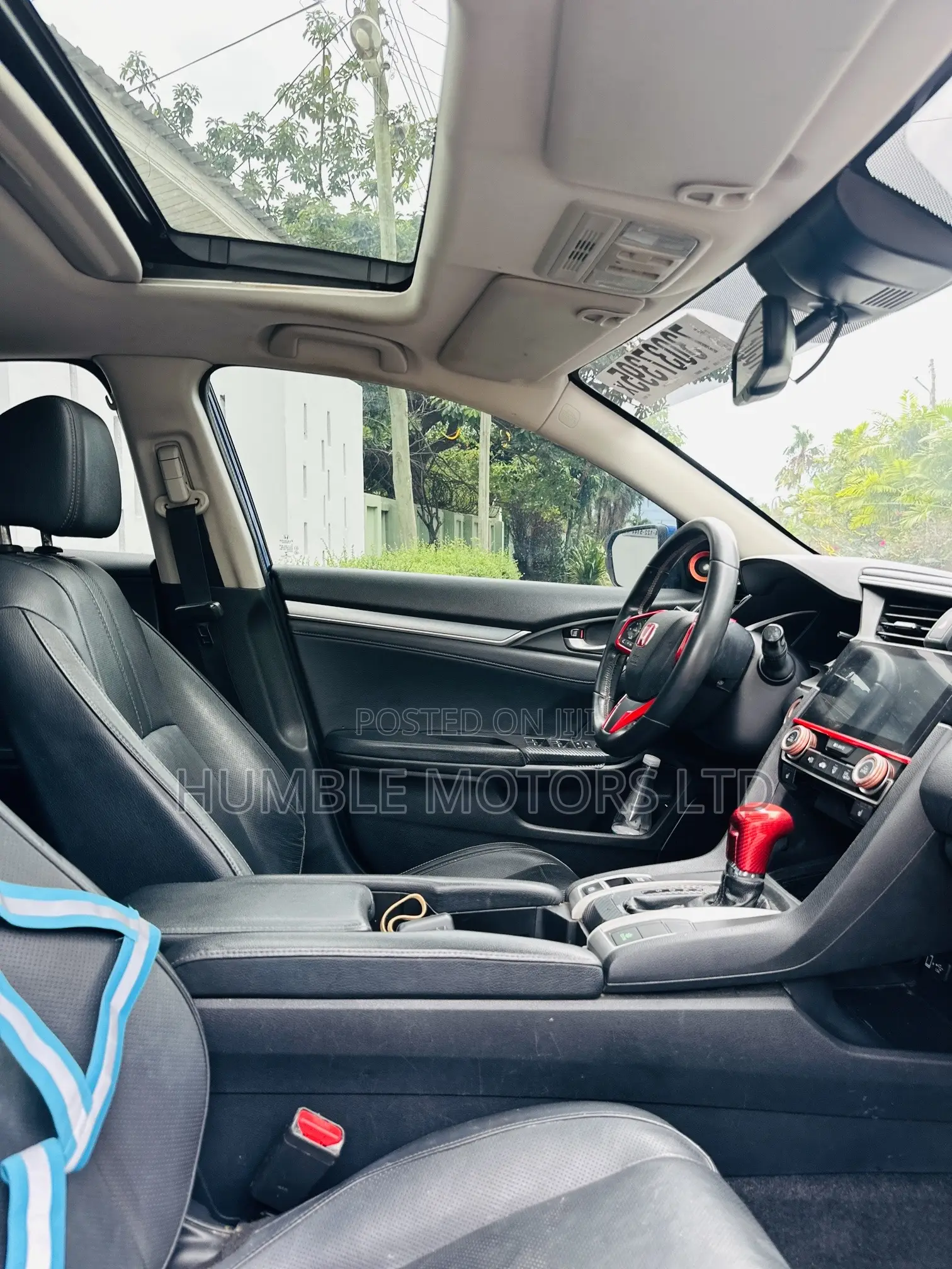 Honda Civic Touring Coupe 2018 Blue