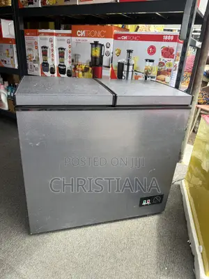 A Brand New Silver 100l Chest Freezer