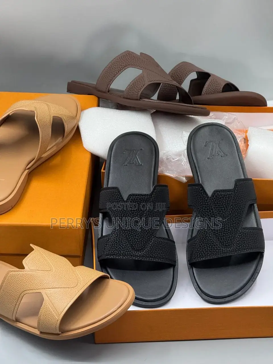 Gucci Royal Comfort Men’S Signature Slide Slippers