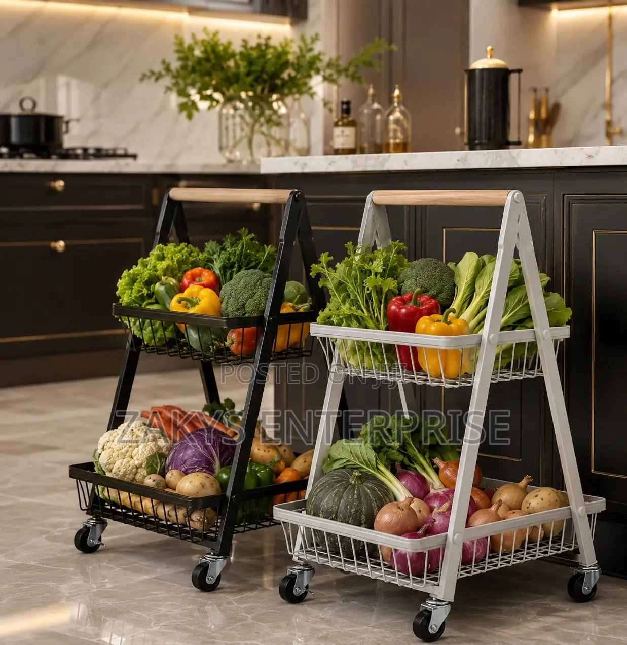 Kitchen Vegetable Trolley