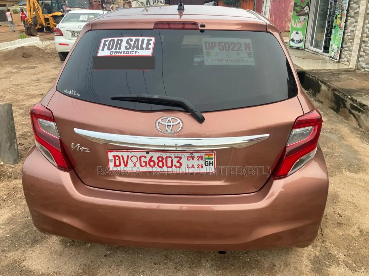Toyota Vitz 1.3 FWD 5dr 2014 Brown