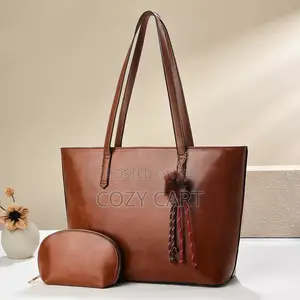 Leather Tote-Bag With Purse