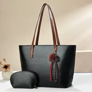 Leather Tote-Bag With Purse