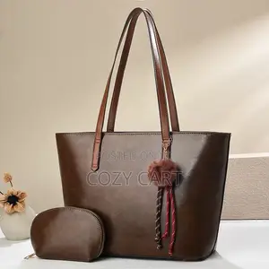 Leather Tote-Bag With Purse