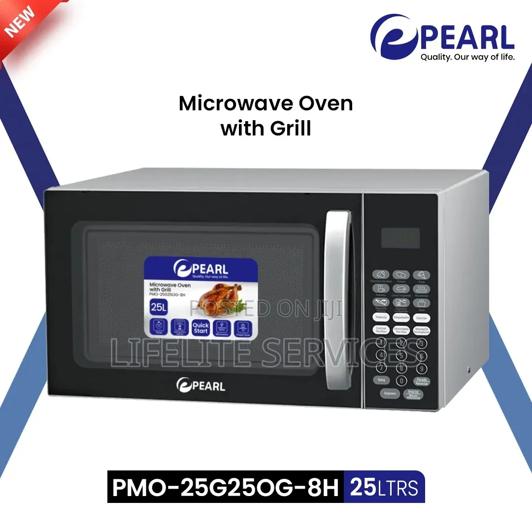 Digital Microwave Oven With Grill - Pearl 25l