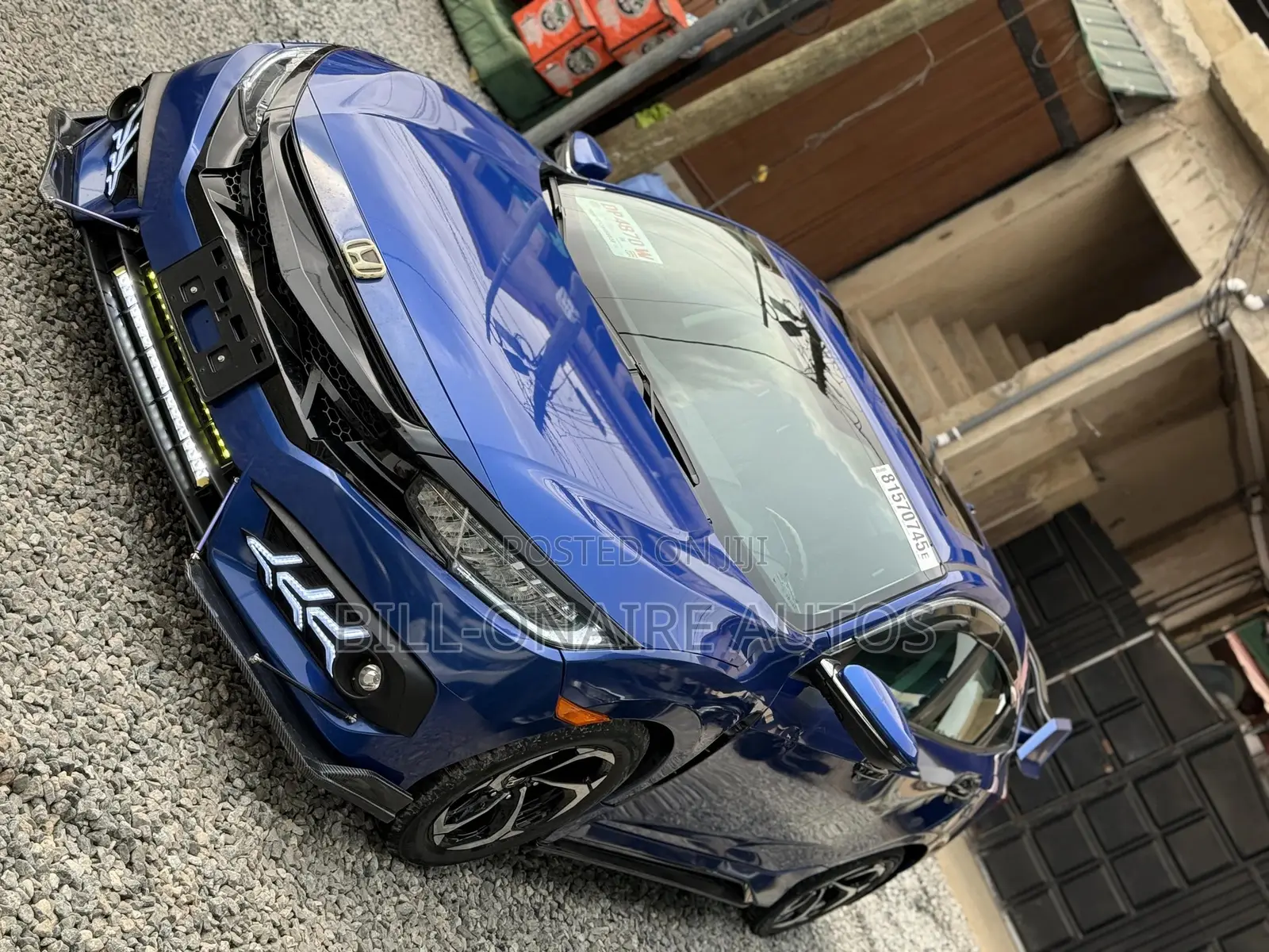 Honda Civic Touring Sedan 2018 Blue