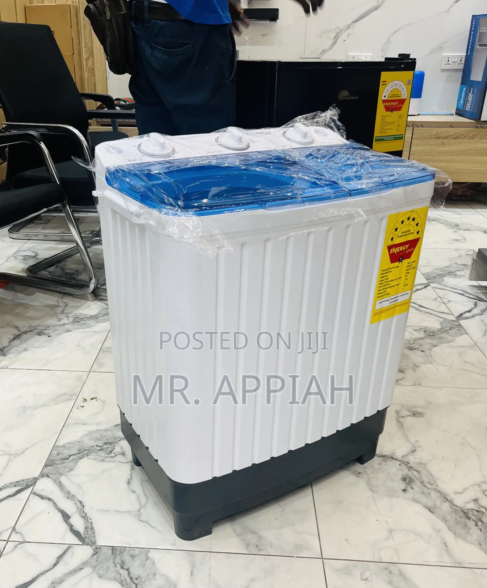 Sufficient Nasco 5kg Spin Dry Electric Washing Machine 