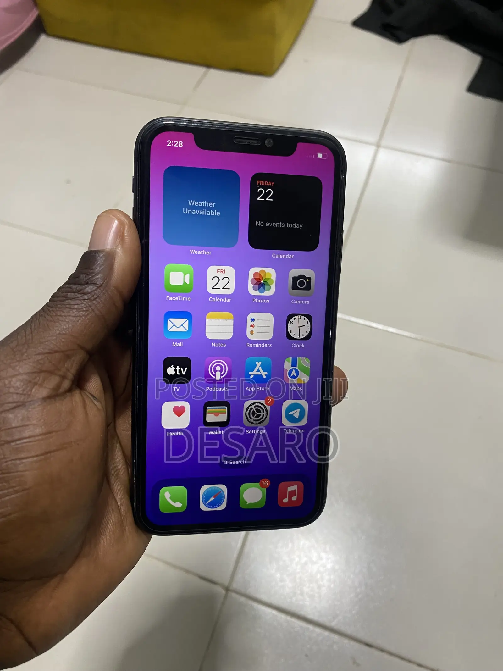 Apple iPhone 11 64 GB Black