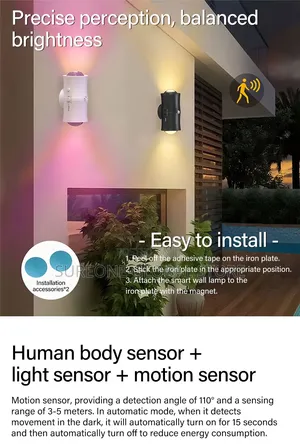 RGB Sunset Led Night Light With Motion Sensor