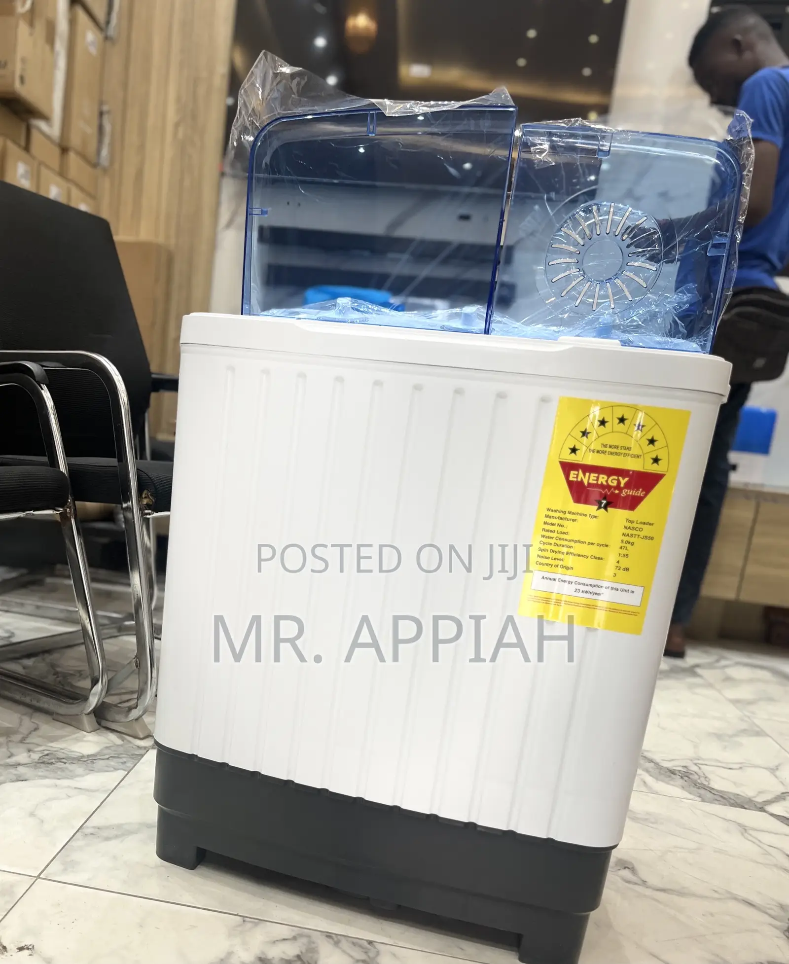 Super Quality Nasco 5kg Spin Dry Electric Washing Machine 