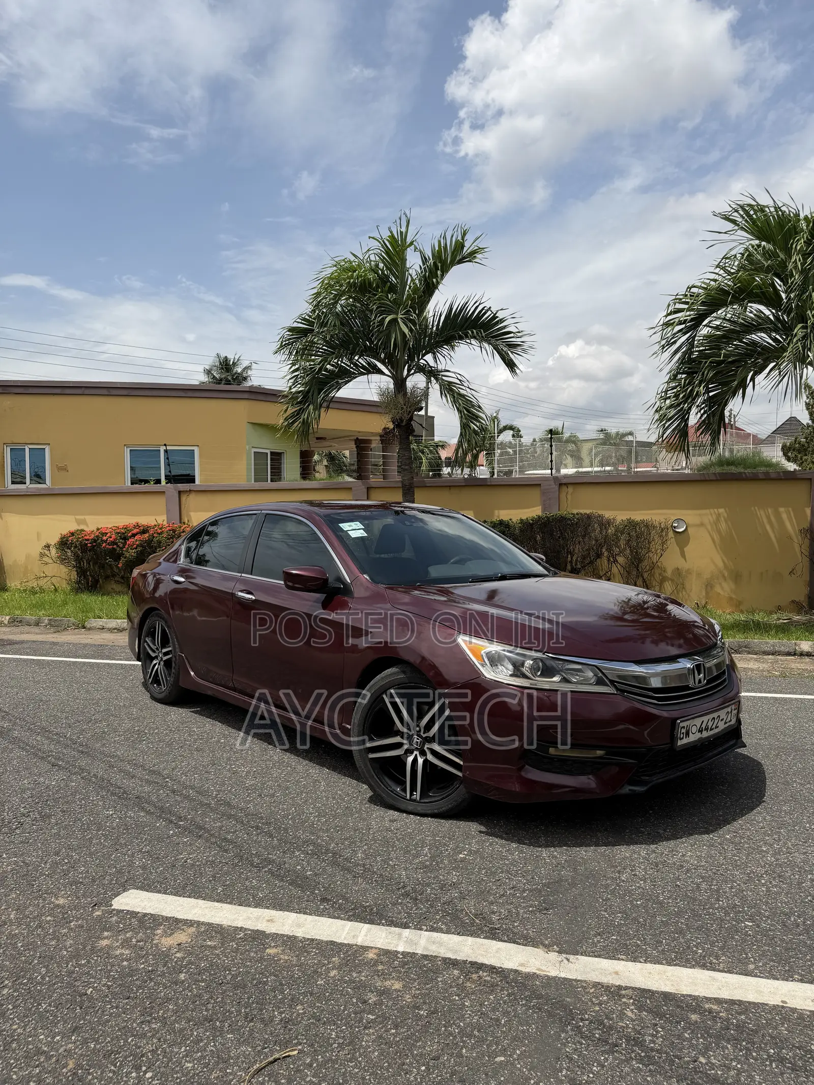 Honda Accord Sport 4dr Sedan FWD (2.4L 4cyl 2A) 2017 Burgundy