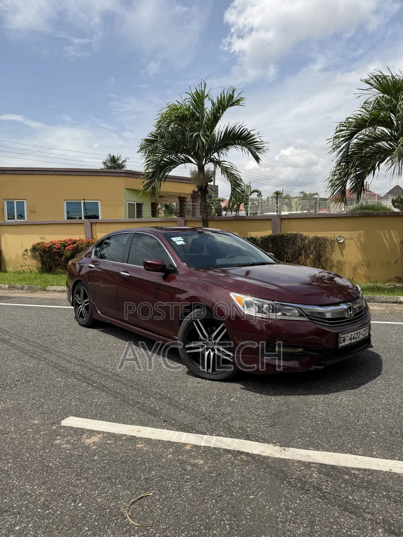 Honda Accord Sport 4dr Sedan FWD (2.4L 4cyl 2A) 2017 Burgundy