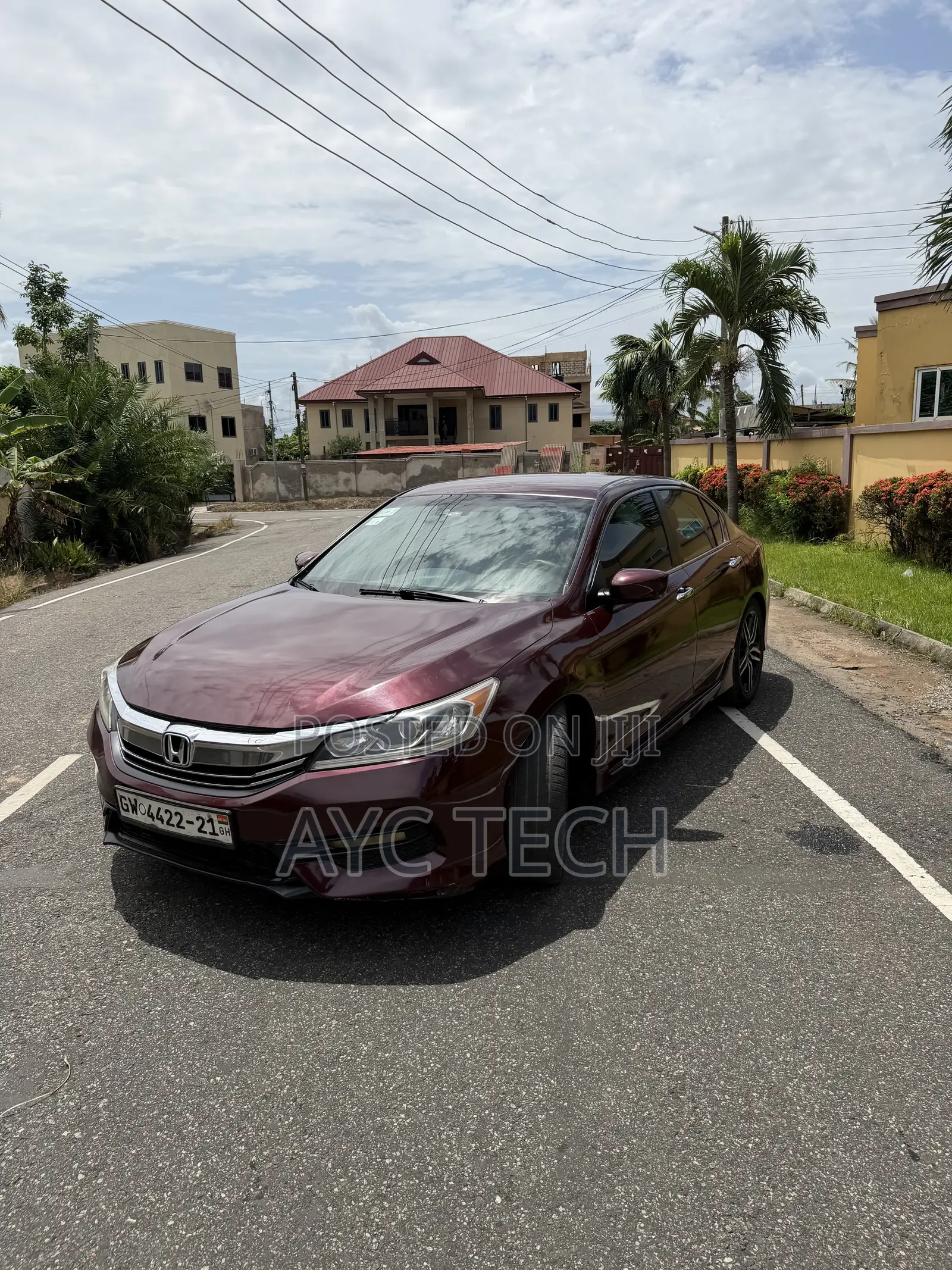 Honda Accord Sport 4dr Sedan FWD (2.4L 4cyl 2A) 2017 Burgundy