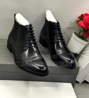 John Forster Executive Men's Durable Leather Ankle Boots