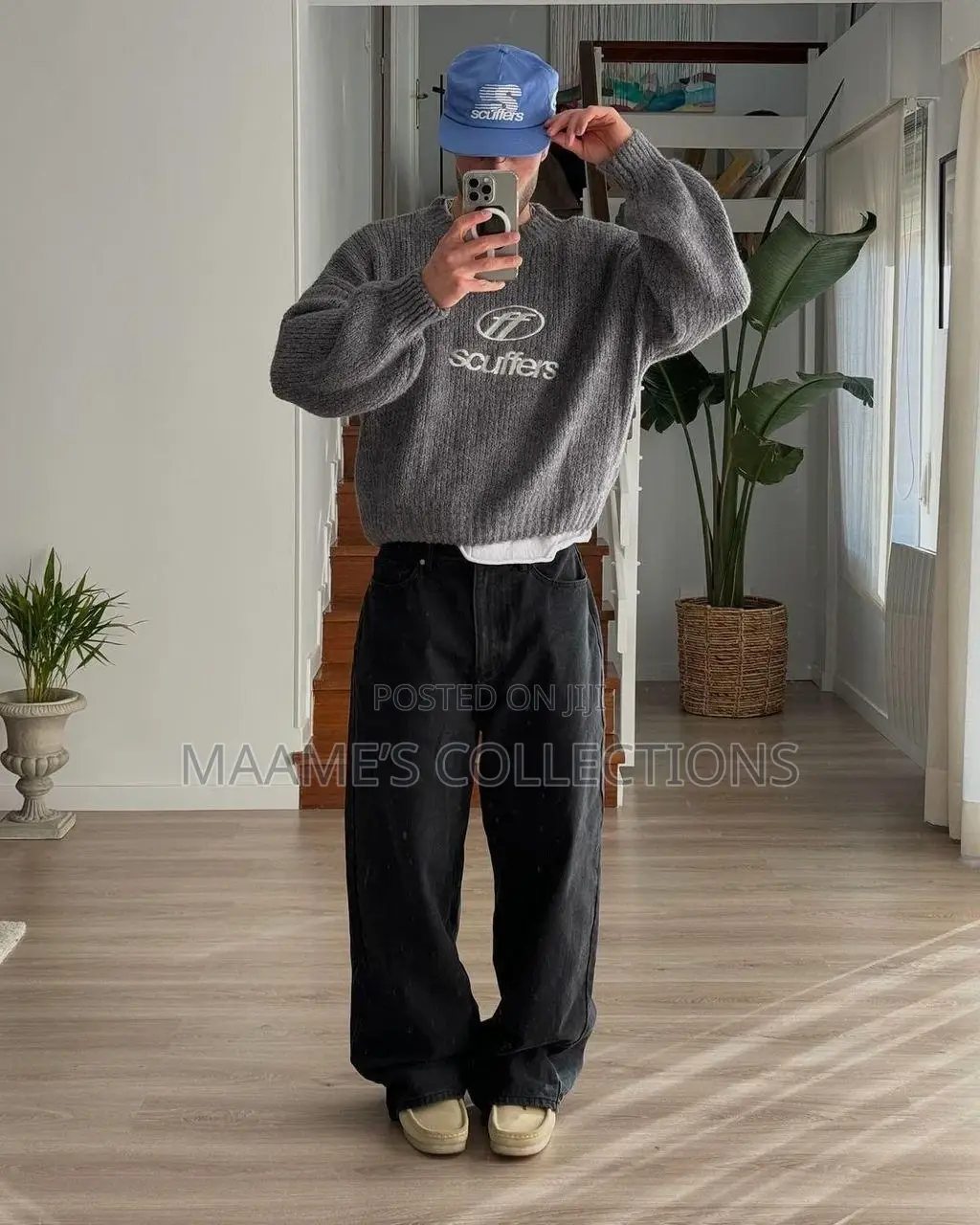 Plain Baggy Jeans (Sizes 30, 32, 33 ,34, 36, 38 )
