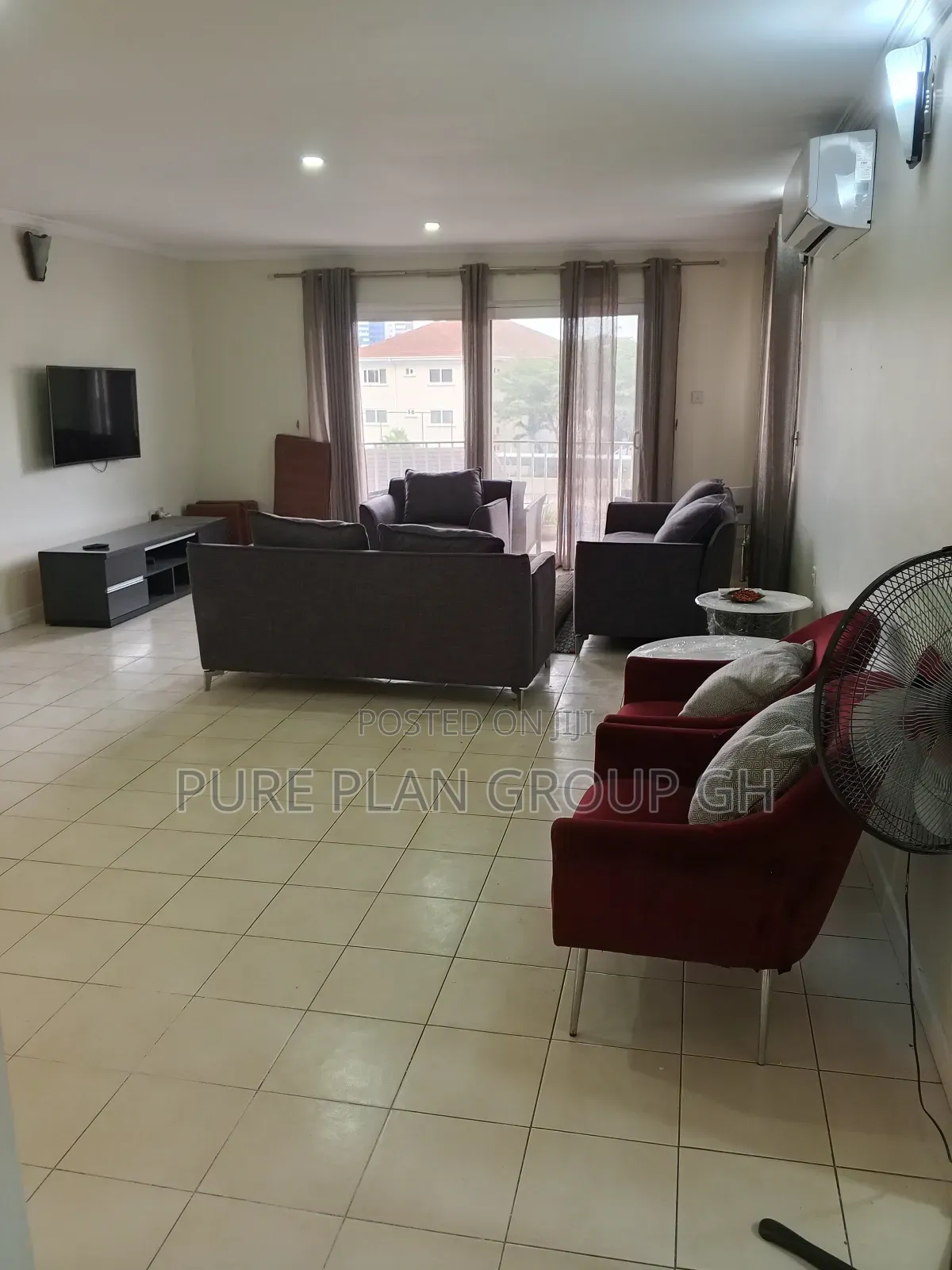 Furnished 4bdrm Apartment in Airport Residential for rent