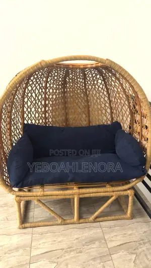 Luxury 2 Seater Handwoven Rattan Chair