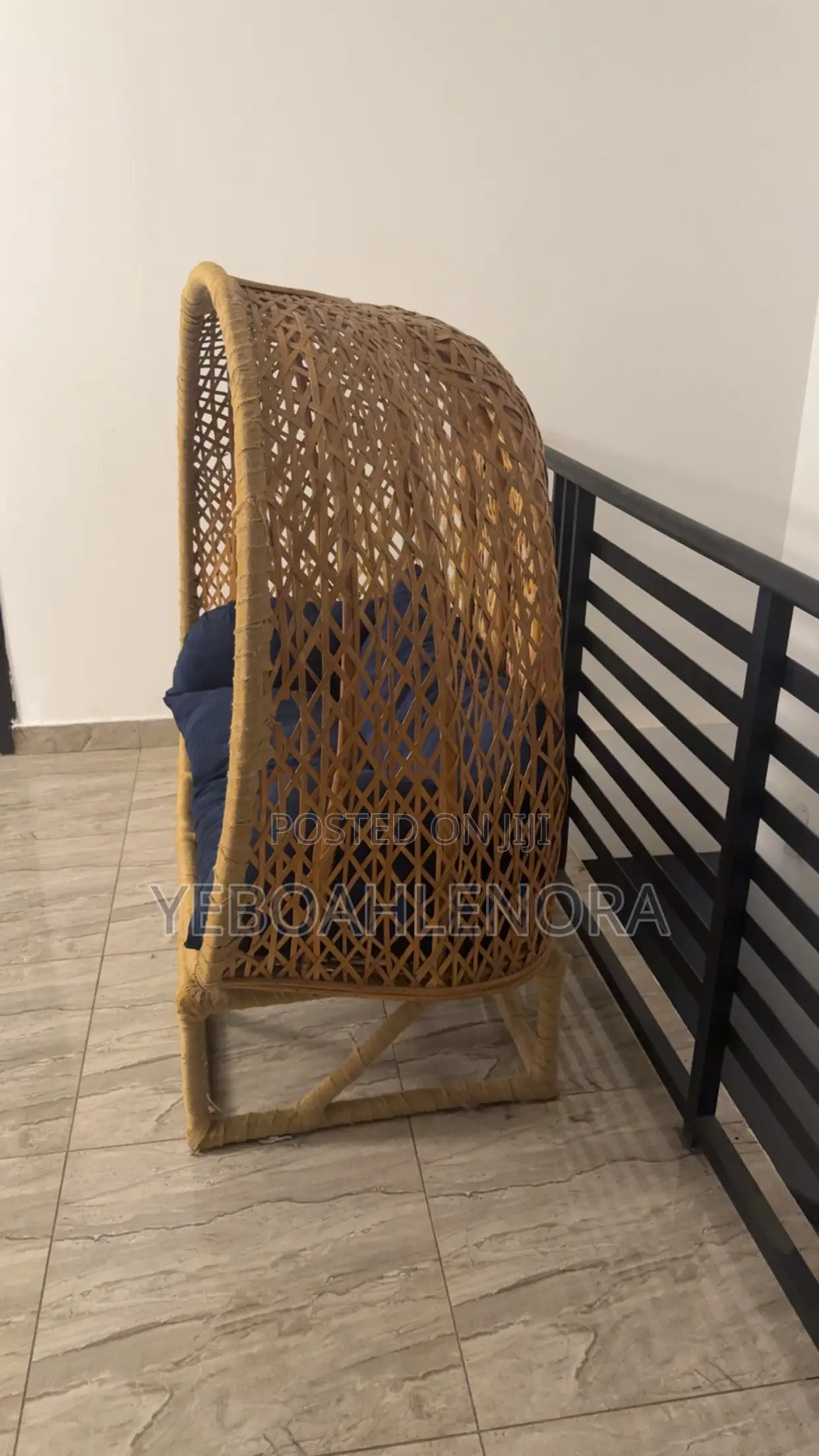 Luxury 2 Seater Handwoven Rattan Chair