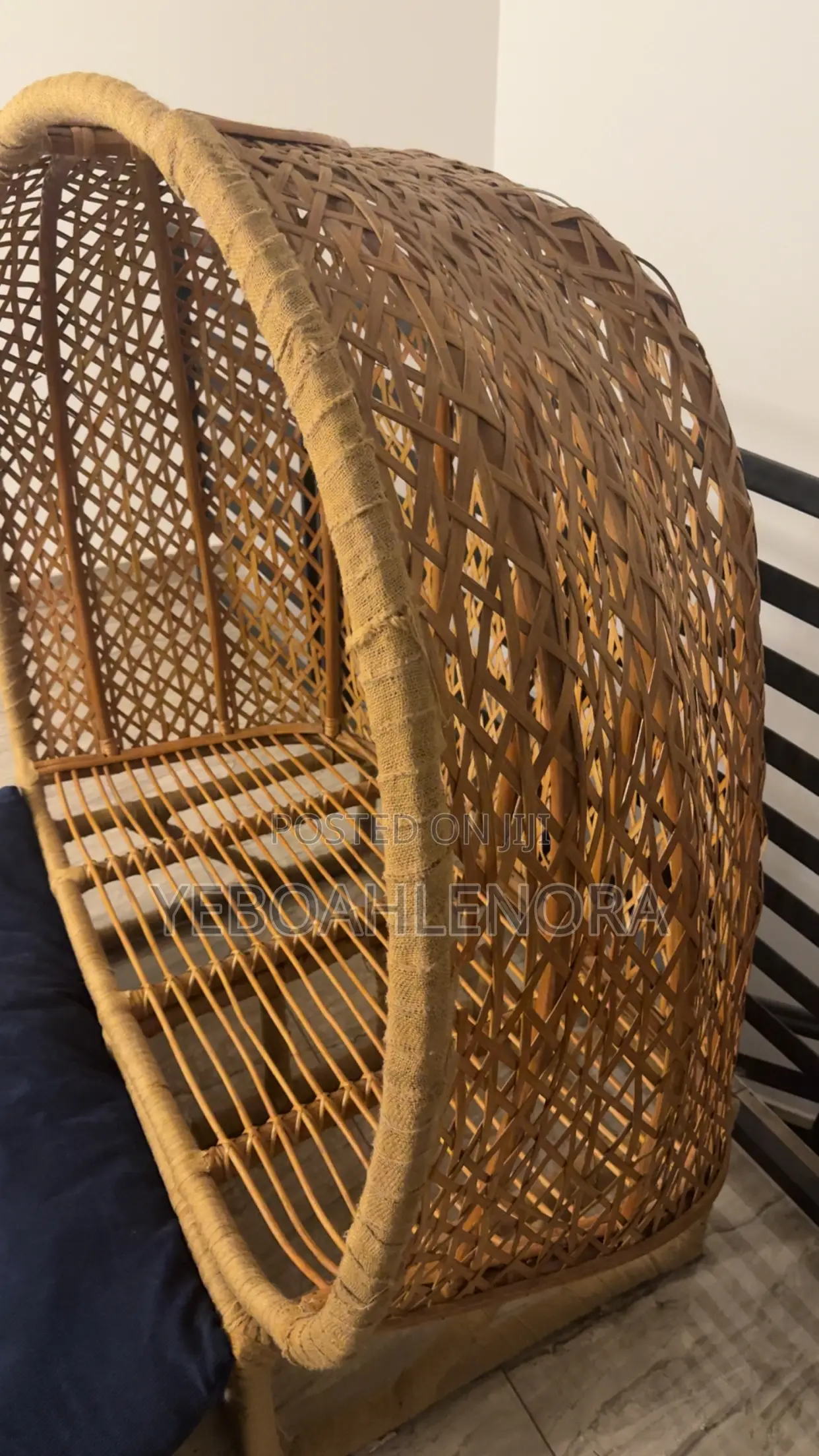 Luxury 2 Seater Handwoven Rattan Chair