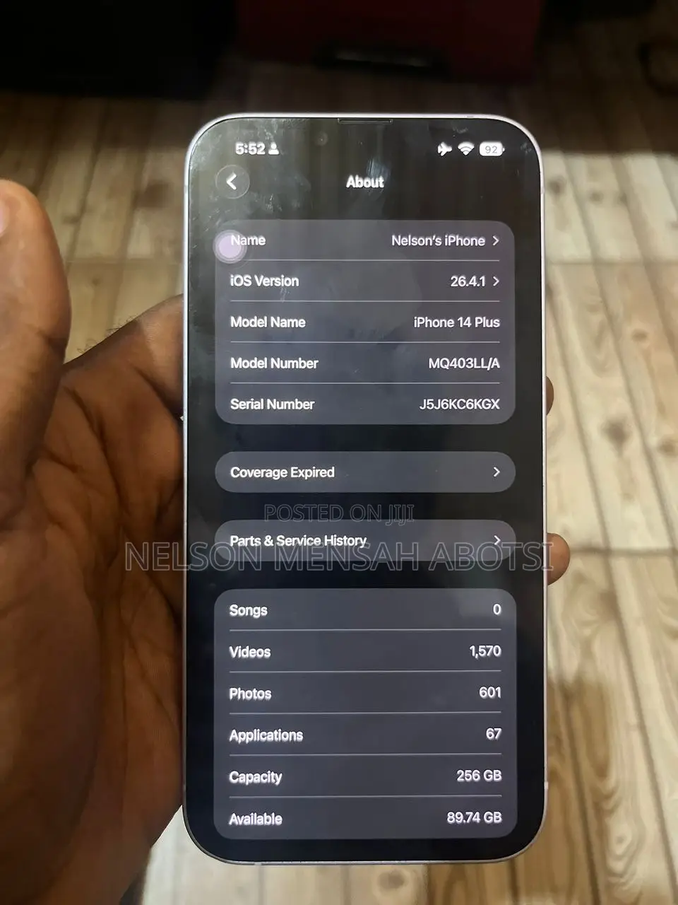 Apple iPhone 14 Plus 256 GB Purple