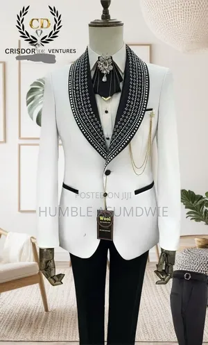 Stone Embellished Suits for Wedding and Dinner
