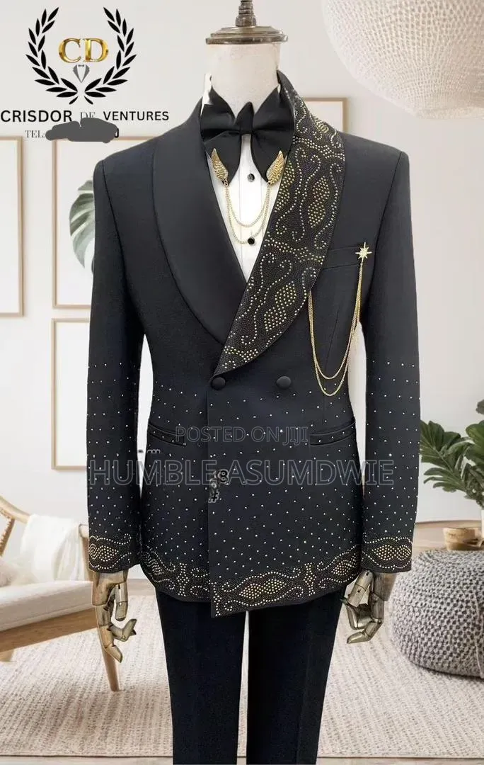 Stone Embellished Suits for Wedding and Dinner