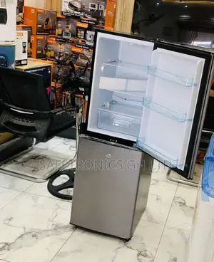 Elegant Grey Nasco Nasd2-20fl Is a 158-Litre Double-Door Refrigerator