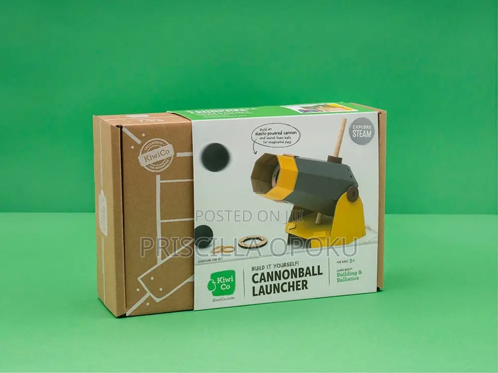 Kiwico Cannonball Launcher Educational Project Kit