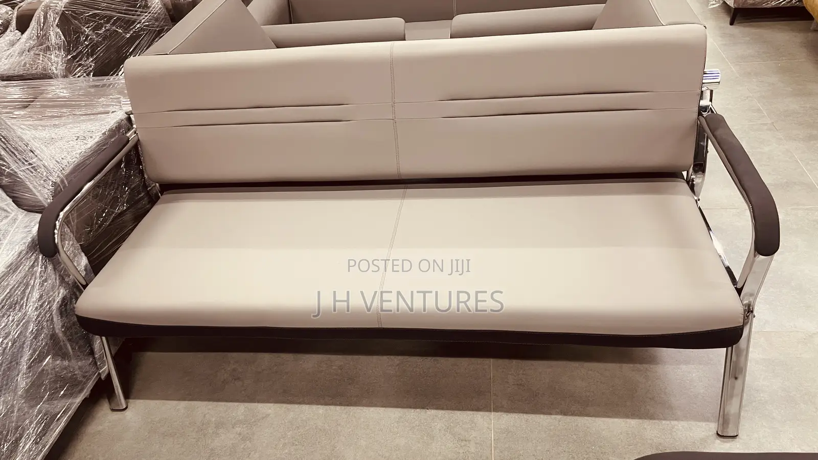 Leather Office Sofa Set