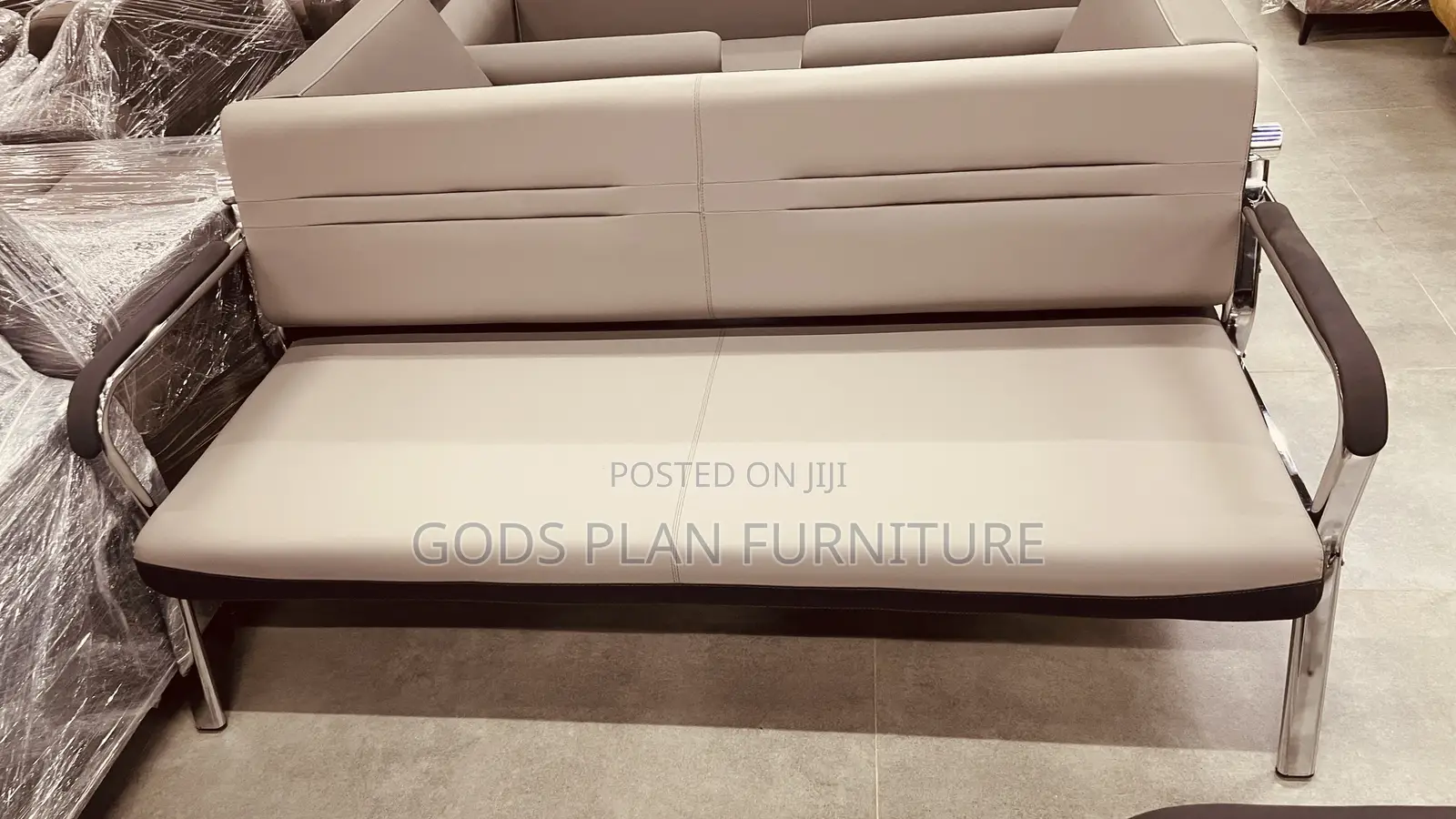 Leather Office Sofa Set