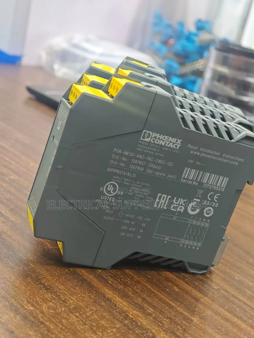 Phoenix Contact PSR Safety Relay for E-Stop Door Interlocks Original