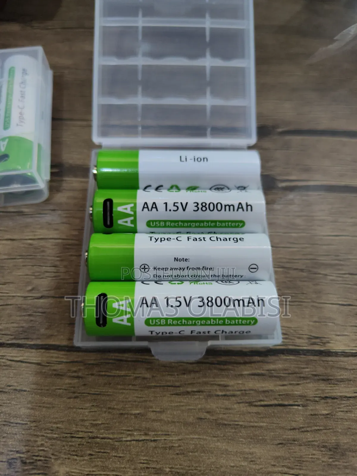 Rechargeable Batteries Aa 3800mah 4pcs