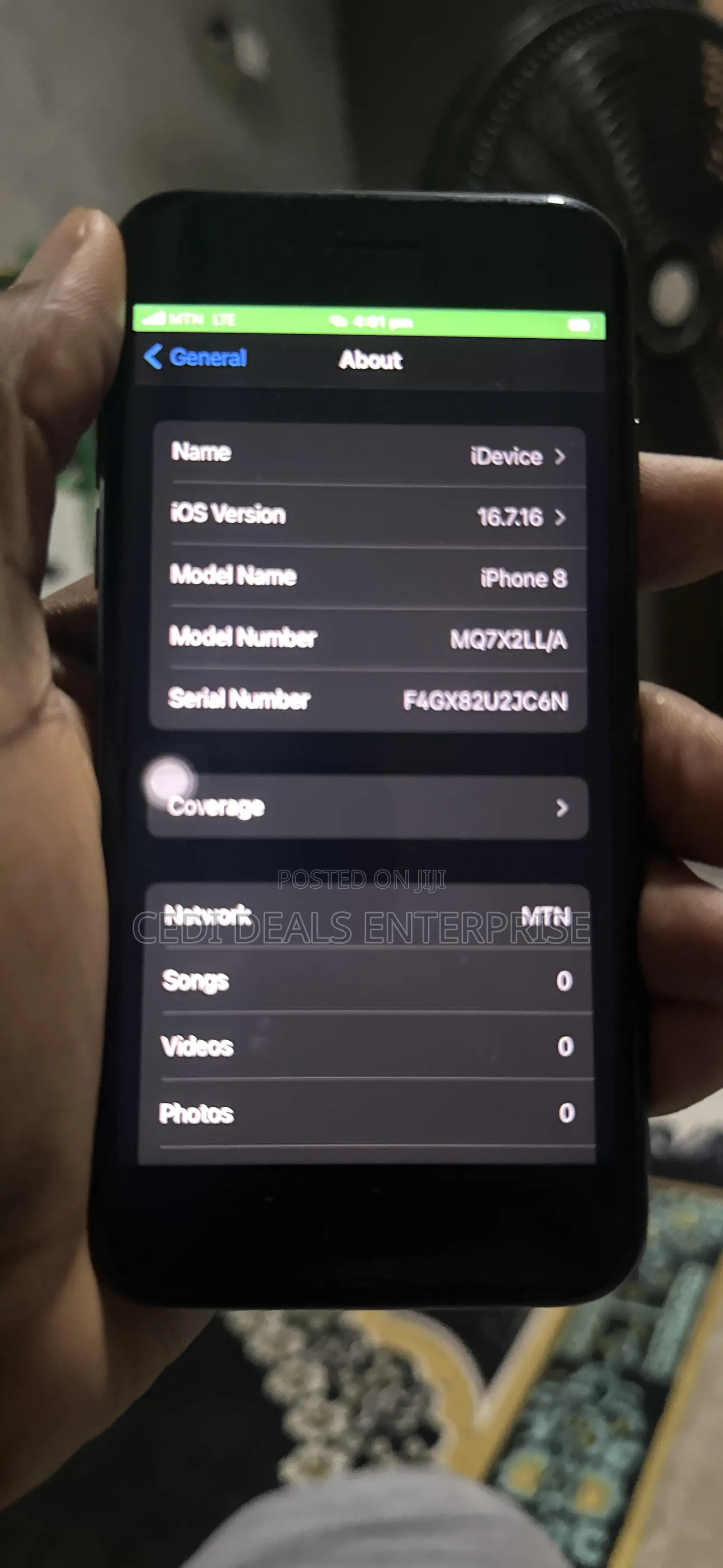 Apple iPhone 8 256 GB Black