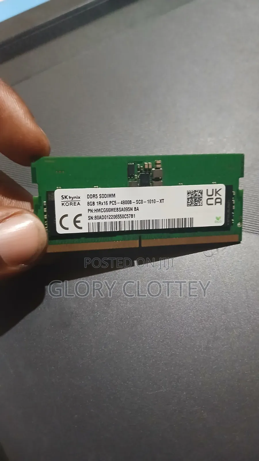 Sk Hynix 8gb Ddr5 4800mhz Laptop Ram (Sodimm)