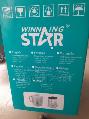 Winning Star 3-in-1 High Speed Blender 2l