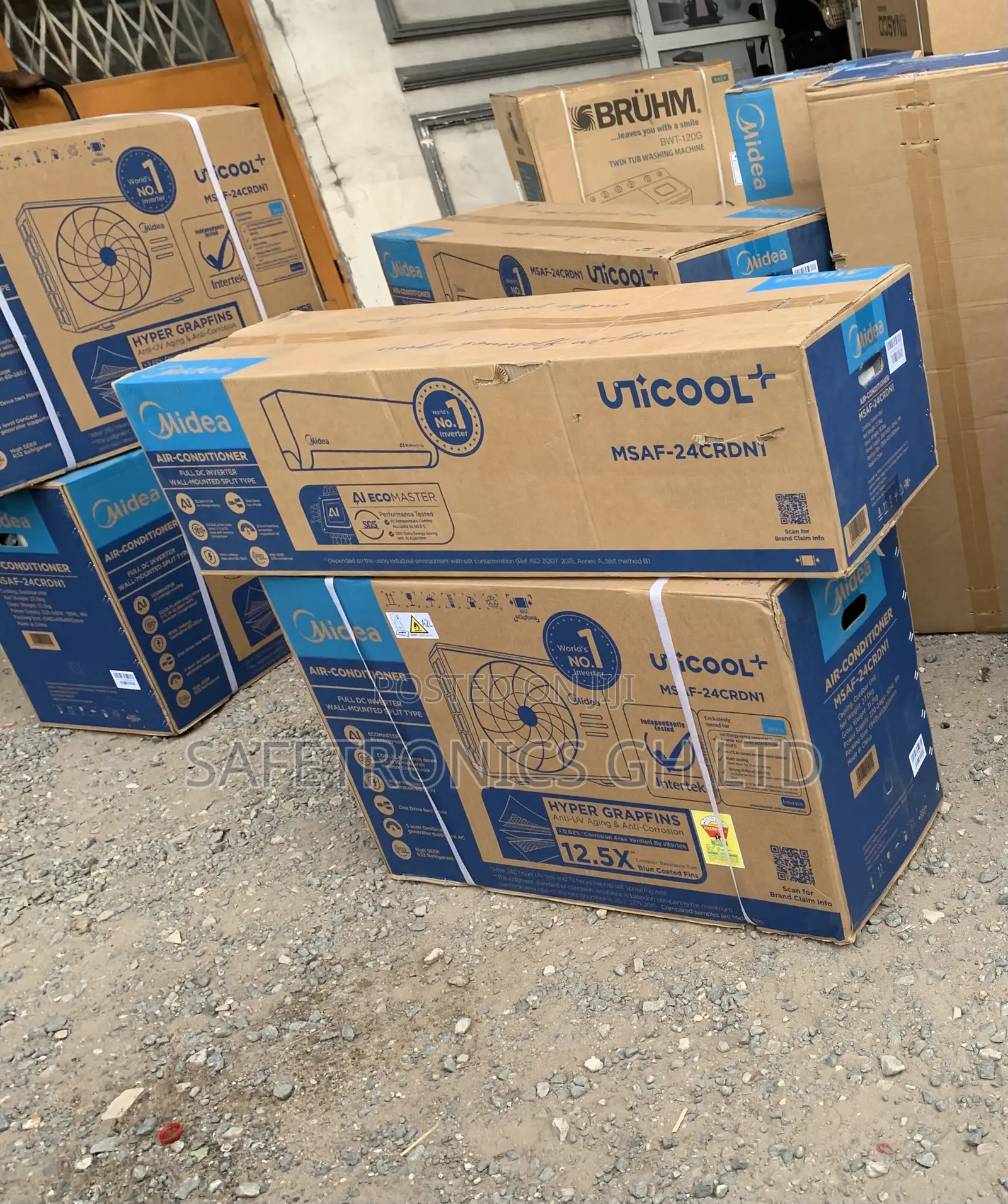 Unique Midea Unicool, 2.0hp 1 Drive 2 Inverter Ac Msaf24c-18crdn1