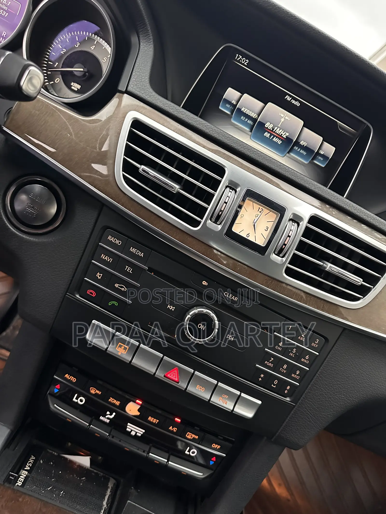 Mercedes-Benz E500 2015 Blue