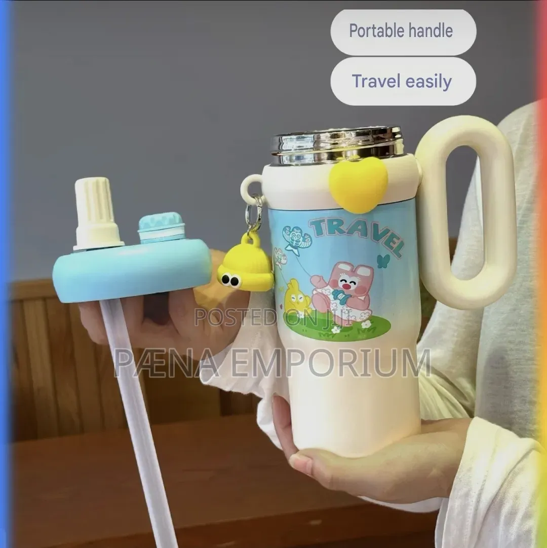 Cute Cartoon Rabbit Doll Handle Cup